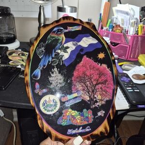 El Salvador Art Plaque - Multicolor